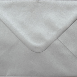 Silver Pearlescent Envelopes