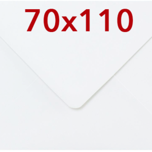 White 100gsm 70x110
