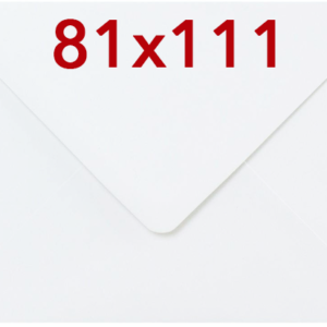 White 100gsm 81x111