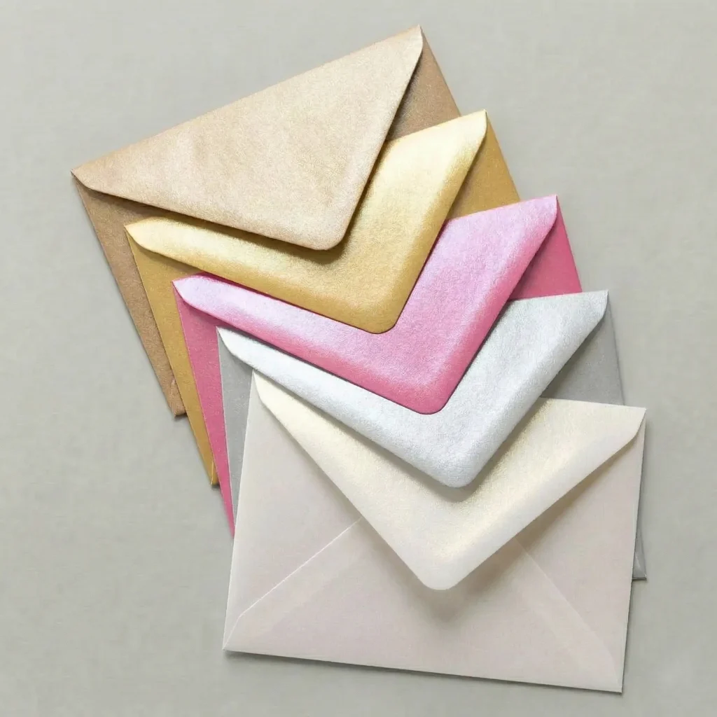 Pearlescent Envelopes