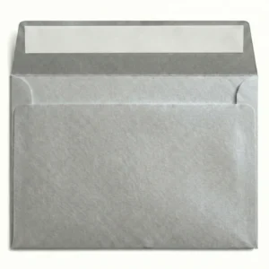 Peel & Seal Pearlescent Silver Wallets